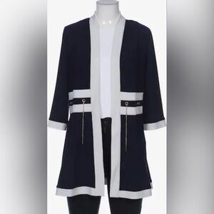 Joseph Ribkoff Black & White Overpiece Jacket Size 4